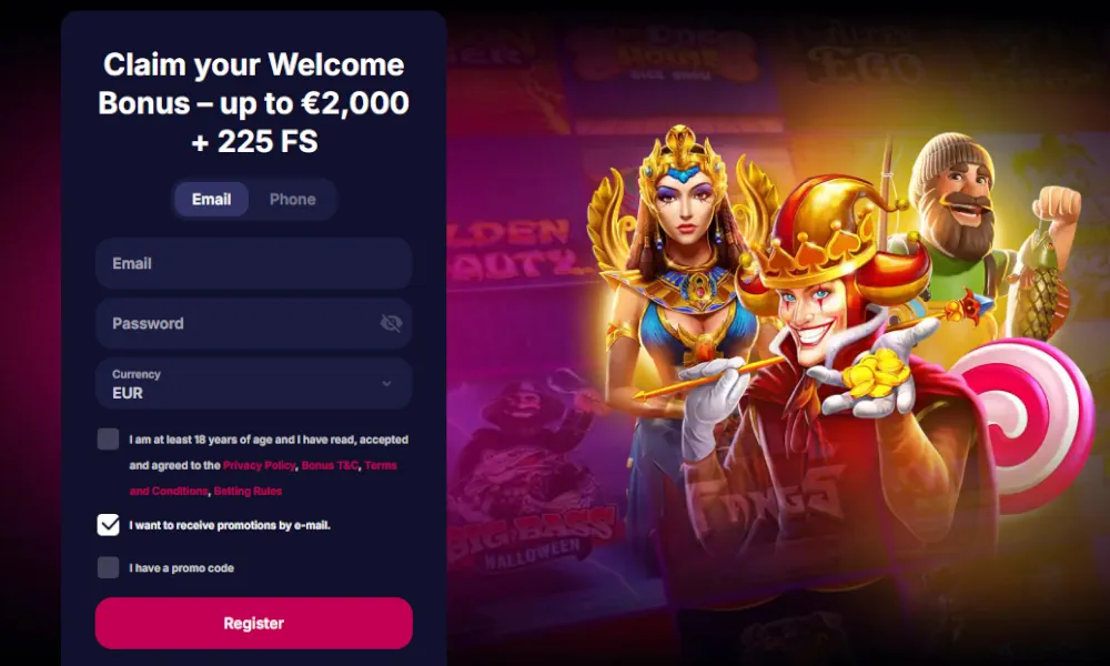 NV kazino registracijos forma ir sveikinimo premijos reklaminė pasiūlymas